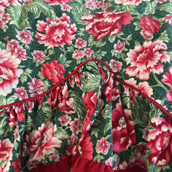 Vintage THE HANA HOU COLLECTION BY JANE M Floral Ruffled dress, cotton, size 8 - Picture 10 of 10
